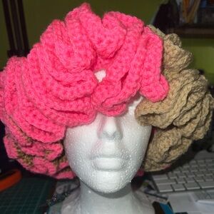 Crochet Ruffle Hat